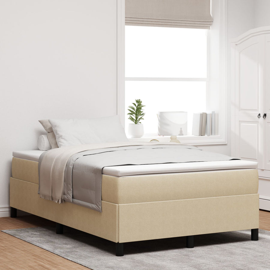 Bedframe Corduroy Stof Lichtgroen Grijs 120 x 190 cm