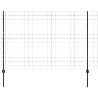 Tuinomheining Set Set Van 2 Groen Gepoedercoat Staal