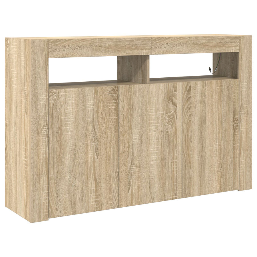 Dressoir Engineered Hout 116 X 30 X 75 Cm Dressoir Sonoma eiken