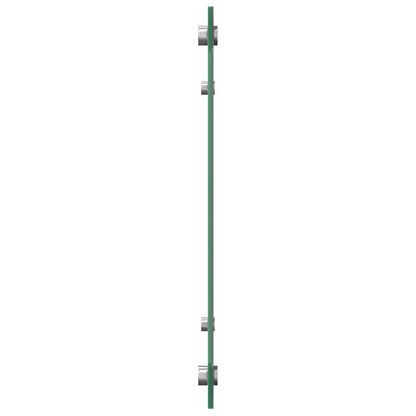 Keuken Achterwand 90X40X0,6 Cm Gehard Glas Donkergrijs 90 x 40 cm