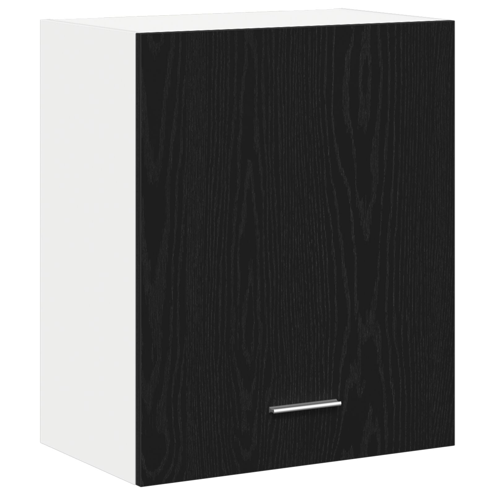 Hangkasten - 2 Stuks - Zwart Eiken, 100X31X60 Cm - Gemaakt Van Bewerkt Hout