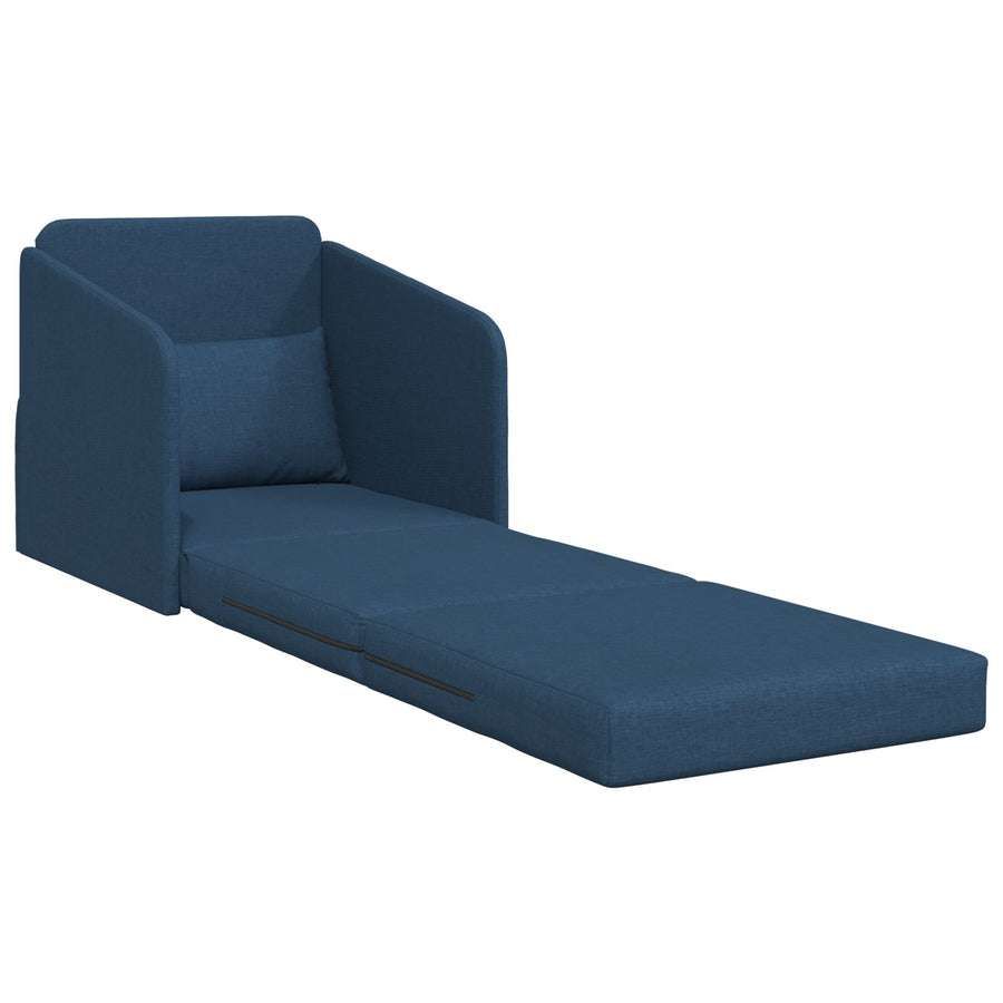 Vloer Sofa Bed 2-In-1 65X80X83 Cm Stof Blauw
