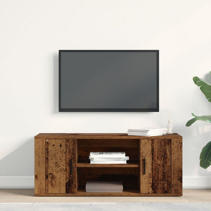 Tv-Kast Oud Hout 100X35X40 Cm Engineered Wood Oude hout