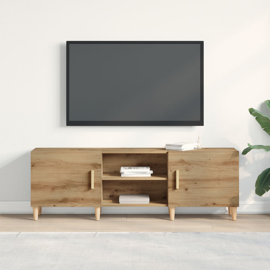 Tv-Meubel In Artisan Eiken - 150X30X50 Cm - Gemaakt Van Engineered Wood
