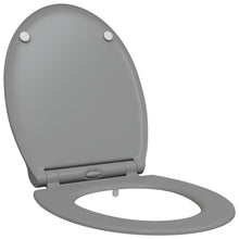 Snelle Release Toiletbril Met Zachte Sluiting Duroplast Grijs