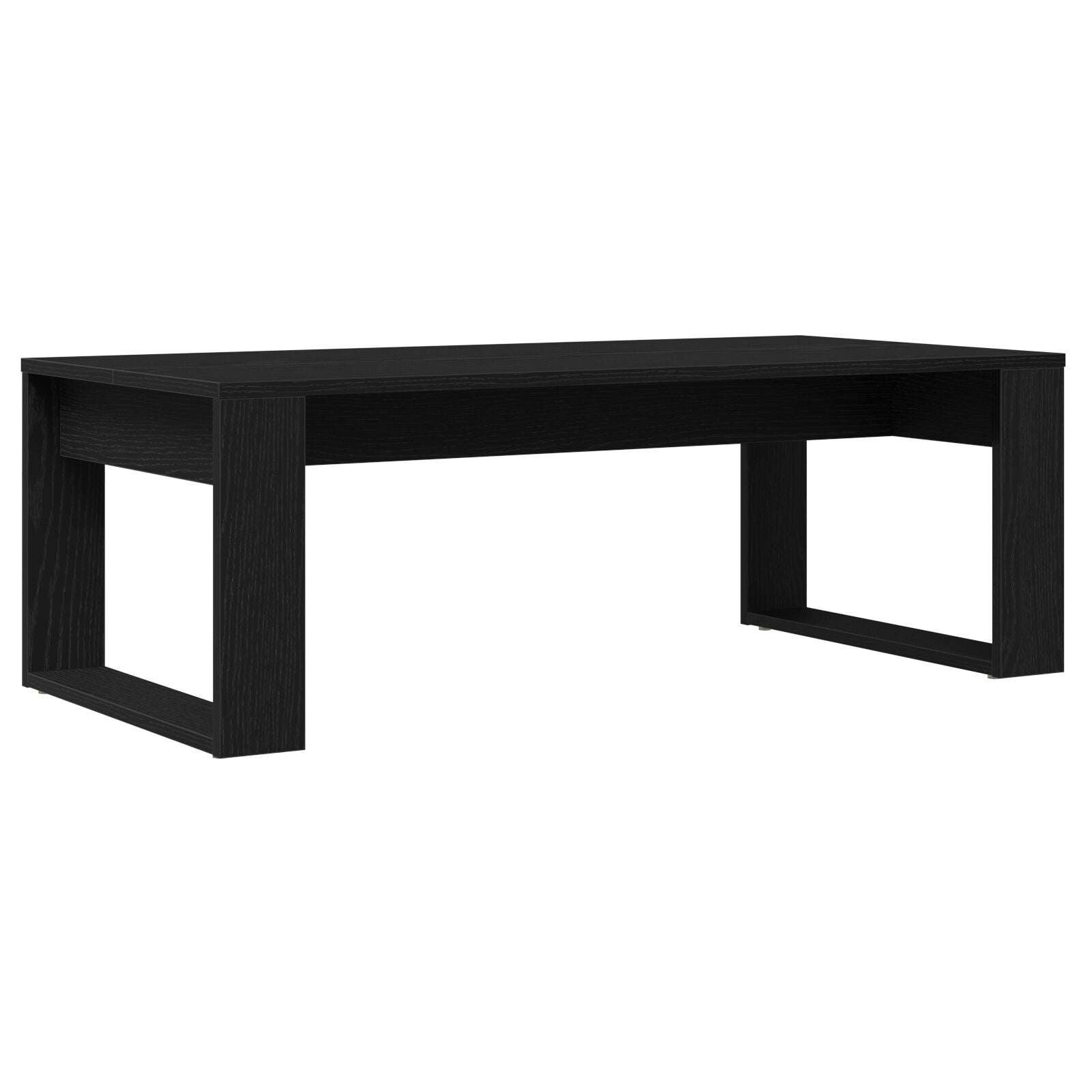 Salontafel Zwart Eiken 102X50X35 Cm Geengineerd Hout