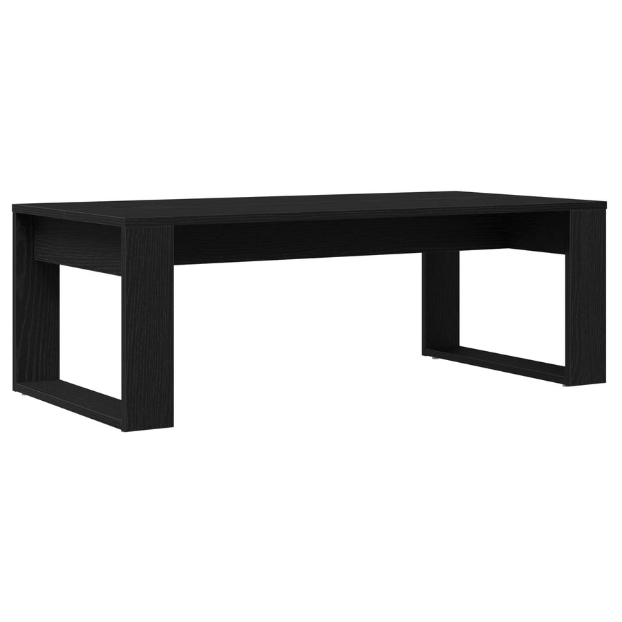 Salontafel Zwart Eiken 102X50X35 Cm Geengineerd Hout