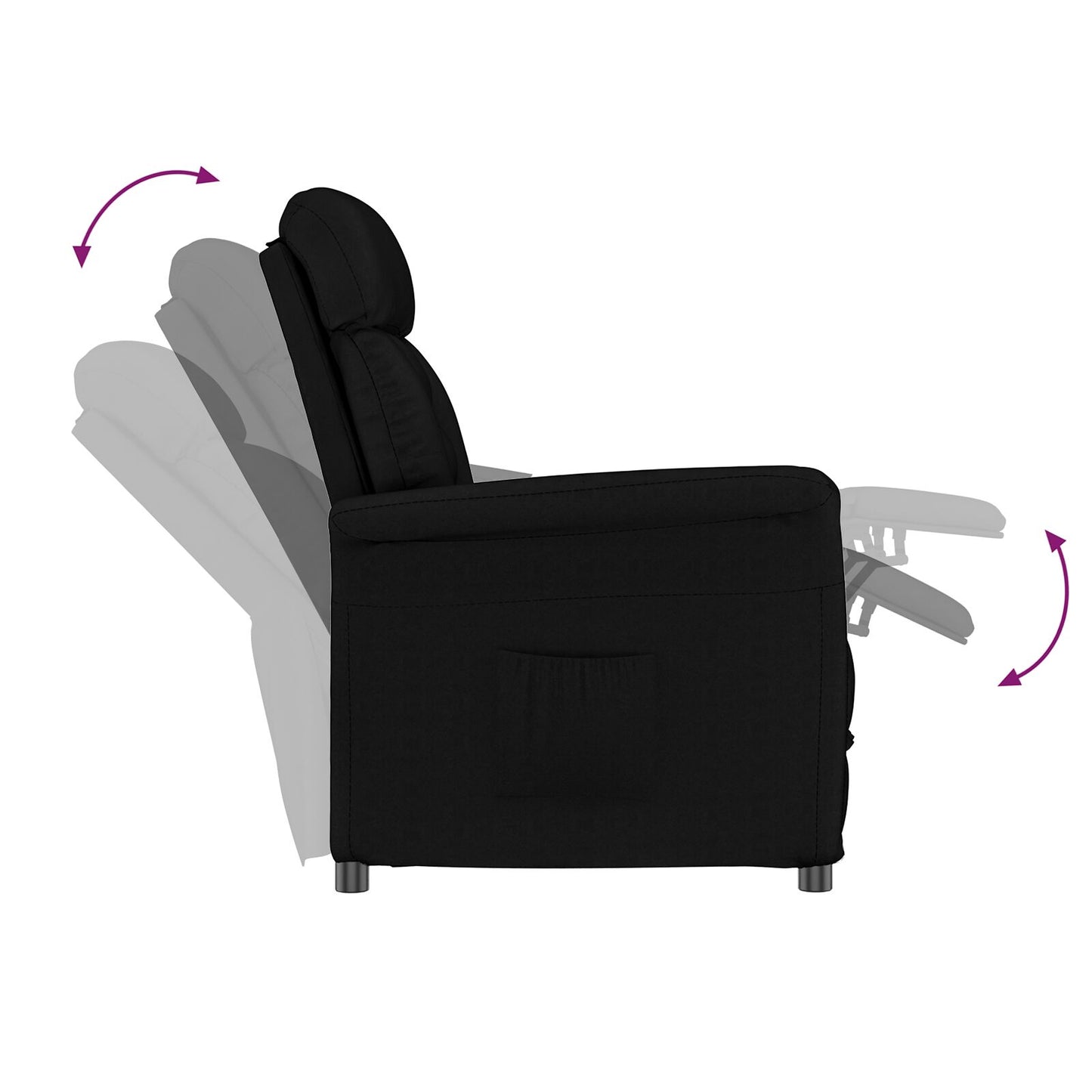 Recliner Zwart
