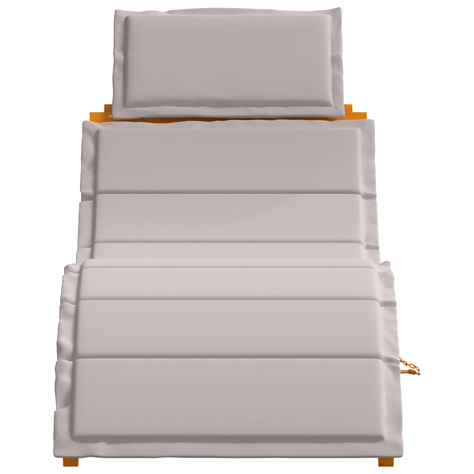 Ligstoelen Met Kussens 2 Stuks Massief Acaciahout Taupe