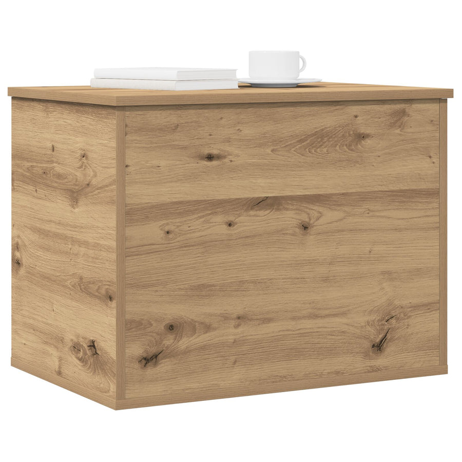 Opbergdoos Met Deksel Artisan Eiken 60X42X46 Cm Gelaagd Hout
