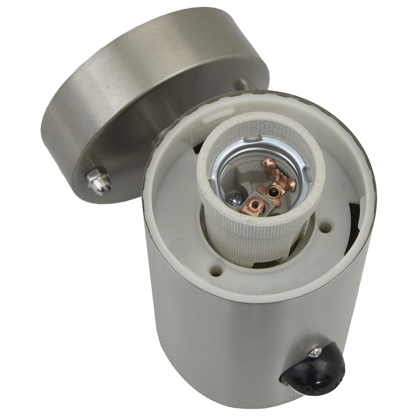 Buiten Wandlamp Rvs Ip44 1 Zilver met sensor