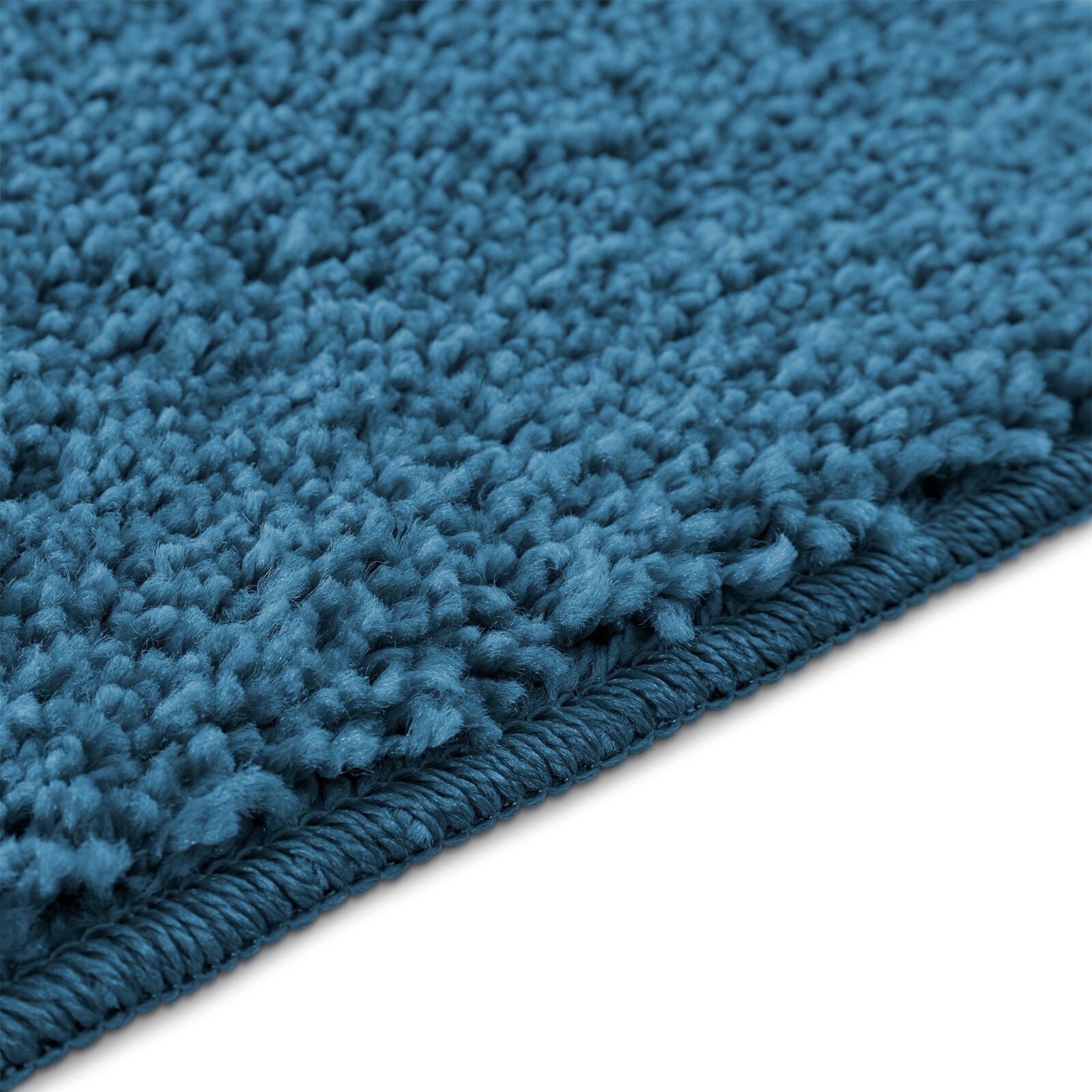 2-Delige Badmatset Polypropyleen Antislip Blauw