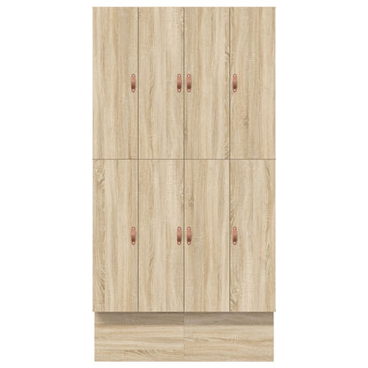Opslagbedframe Sonoma Eik 120X200 Cm Artisanaal Eiken