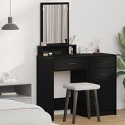 Kaptafel met lade 50x41x140 cm zwart