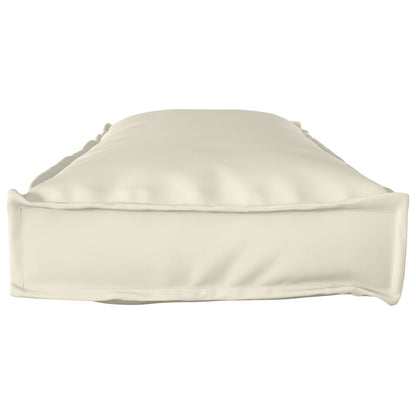 Palletkussen Voor Bank Crème 120X40X8 Cm Oxford Stof