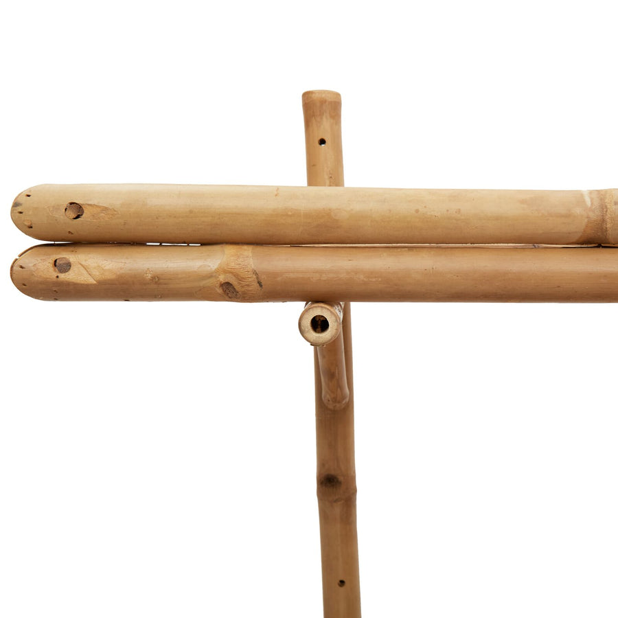 Wandplank 2-Tier 45X26X60 Cm Bamboe 45 cm