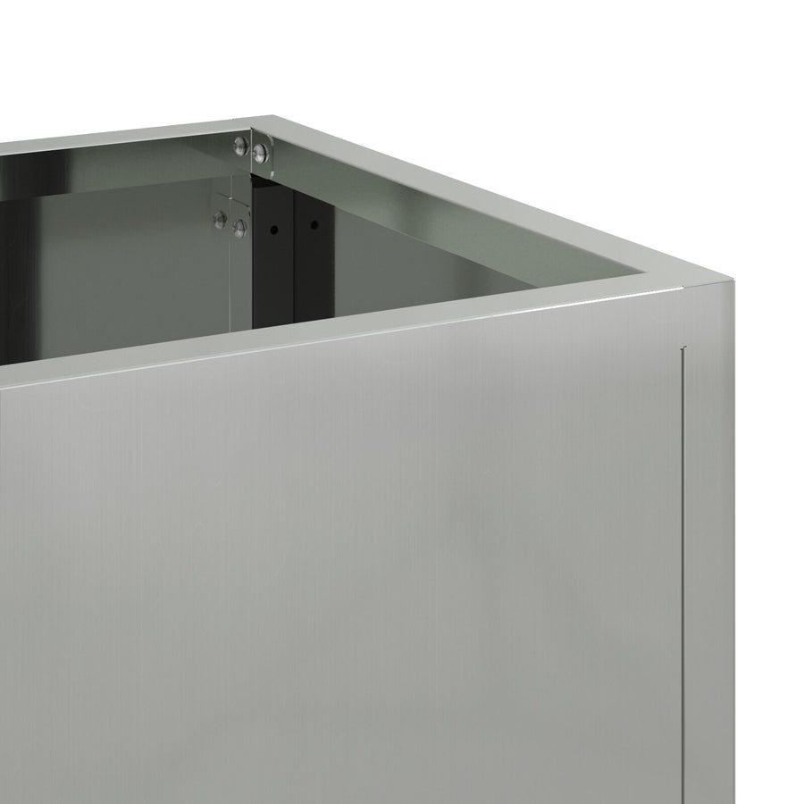 Verhoogde Tuinbak Gegalvaniseerd staal 100 x 26 x 82 cm