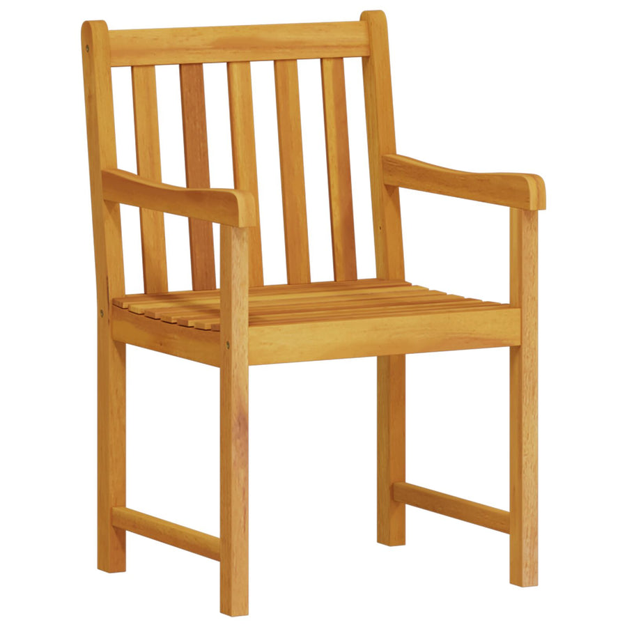 5-Delige Tuintafelset Van Massief Acaciahout 140 cm lange tafel 4-Persoons