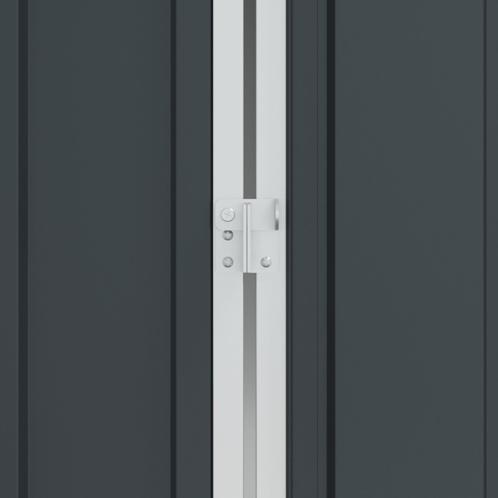 Vogelvolière Antraciet Staal