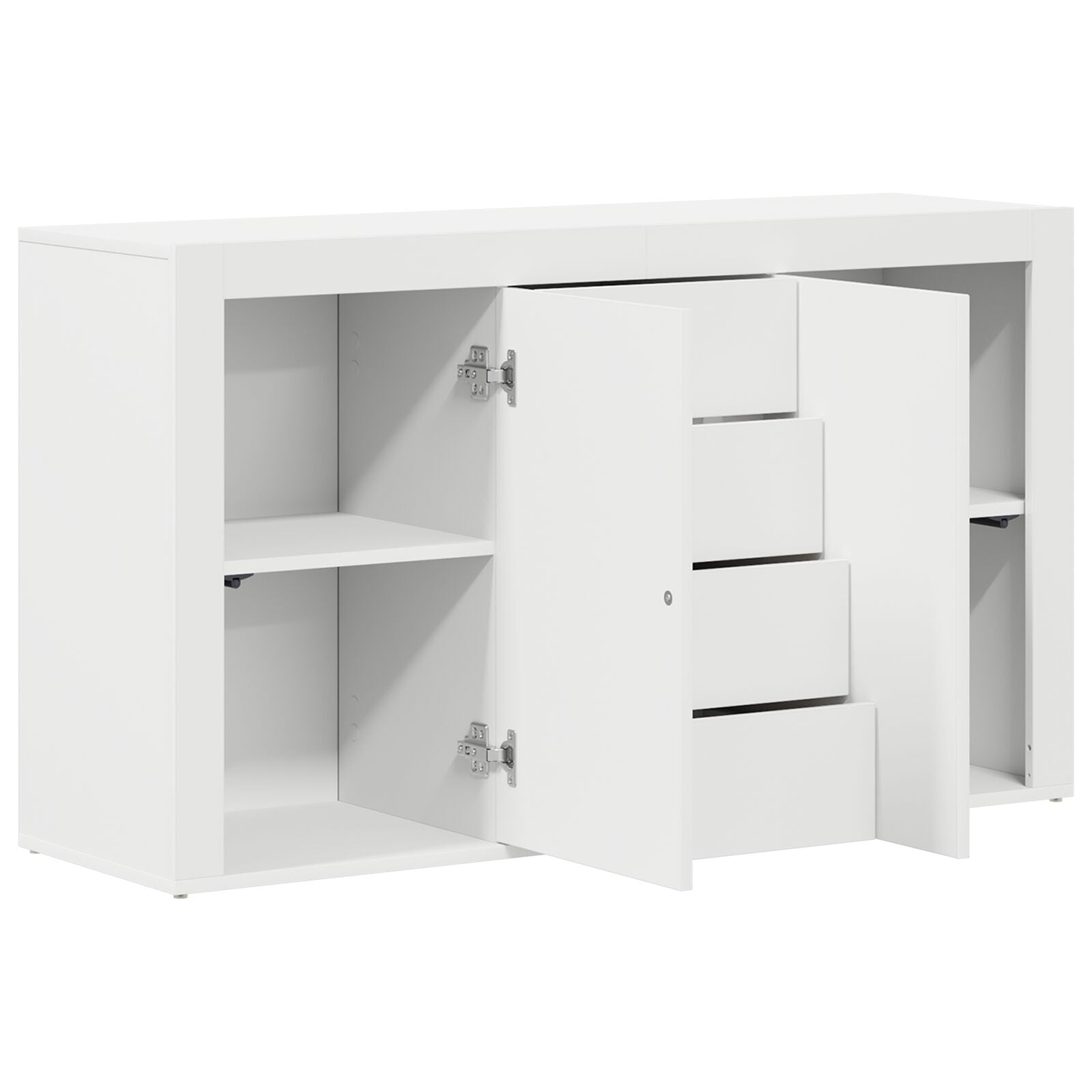 Witte Dressoir Wit Hout 120 X 36 X 69 Cm Opslag Witte Dressoir
