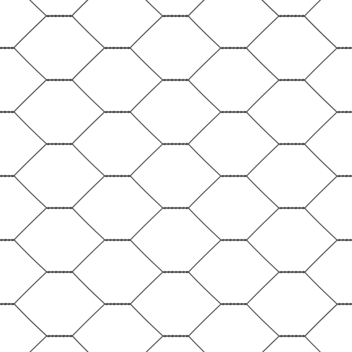 Hekpalen 22 Stuks U-Channel Grijs 120 Cm Staal,  Zeshoekig Hek Grijs 1.2X50 M Staal