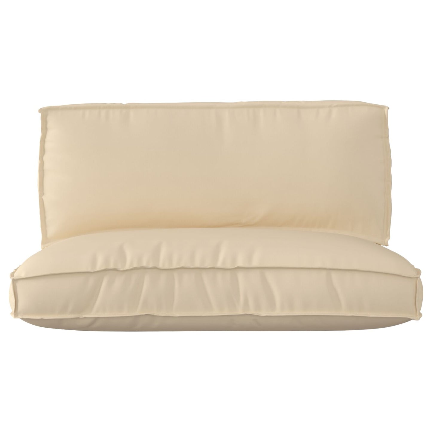 Palletkussen Set Set Van 2 Beige Polyester Palletkussen