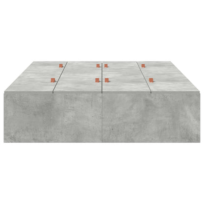 Opbergbedframe Beton Grijs 120 x 190 cm