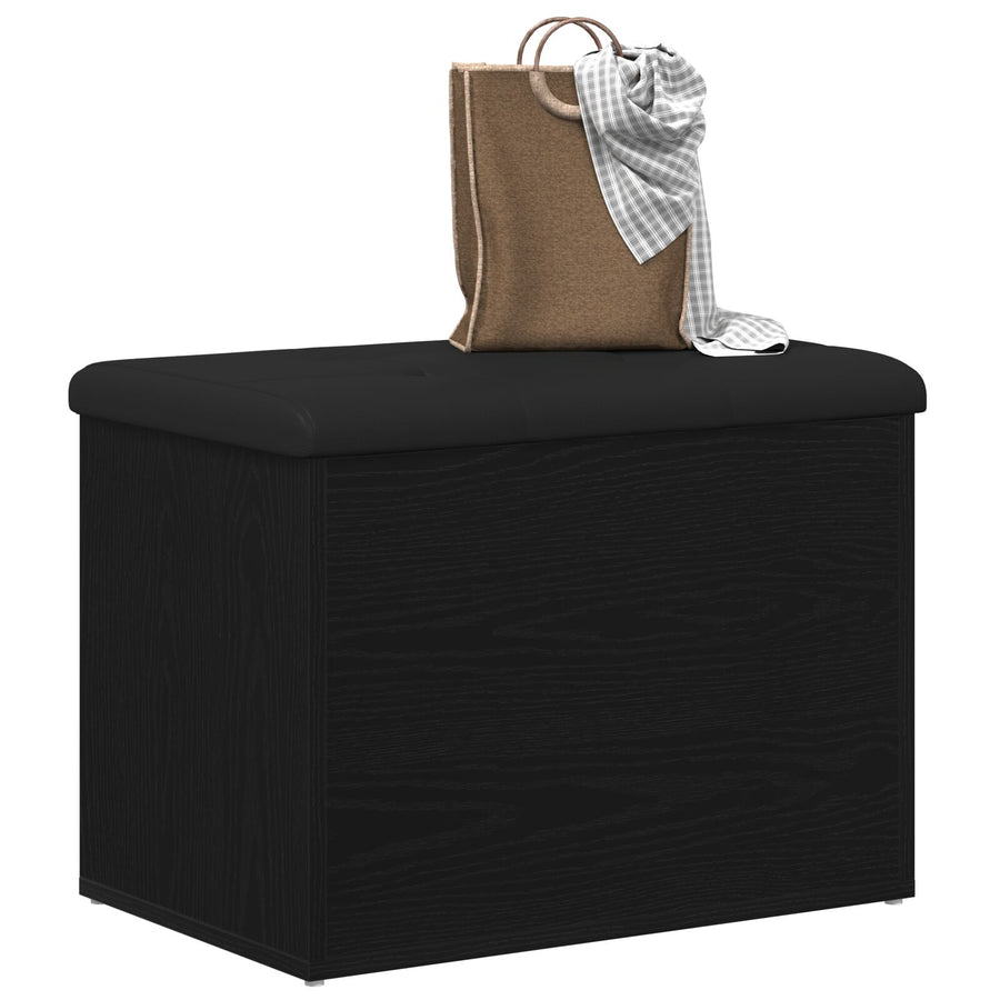 Opslagbank 60X40X45 Cm Houtmateriaal Zwart eiken 62 x 42 x 45 cm