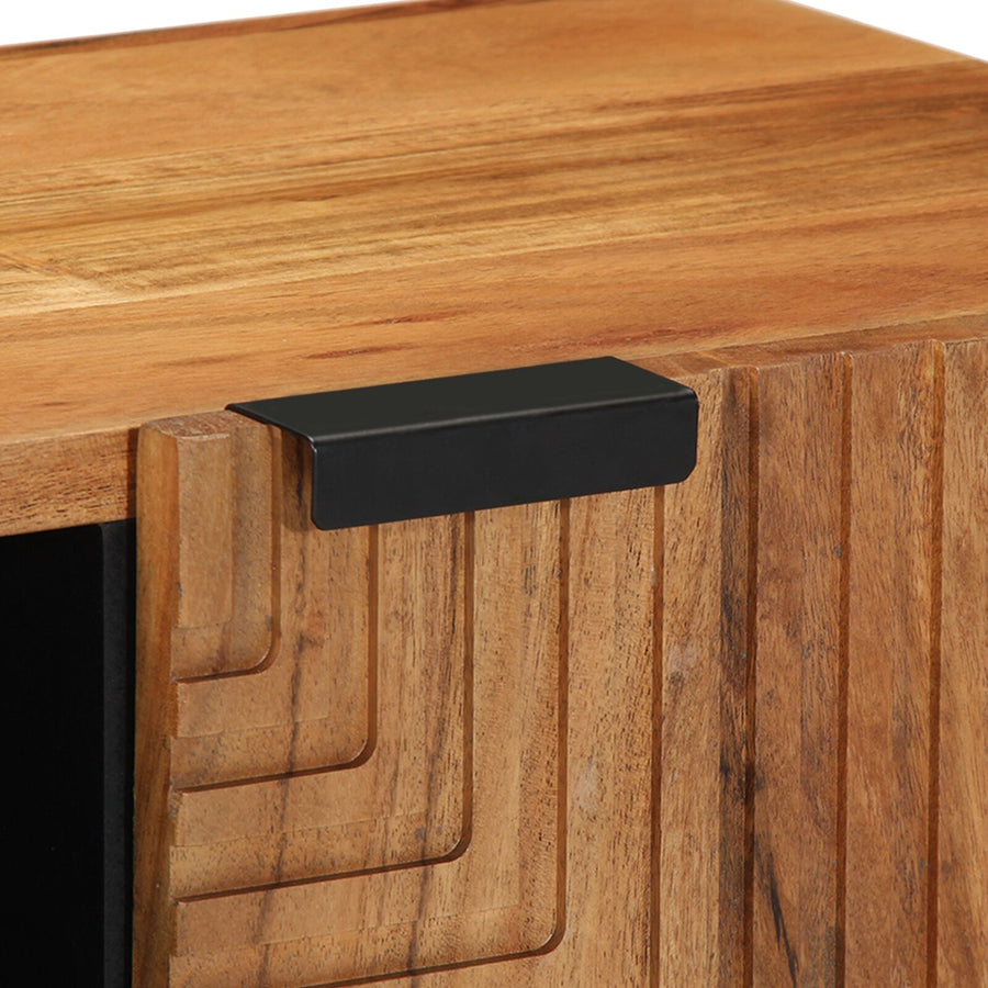 Tv-Kast 80X31,5X46 Cm Massief acaciahout