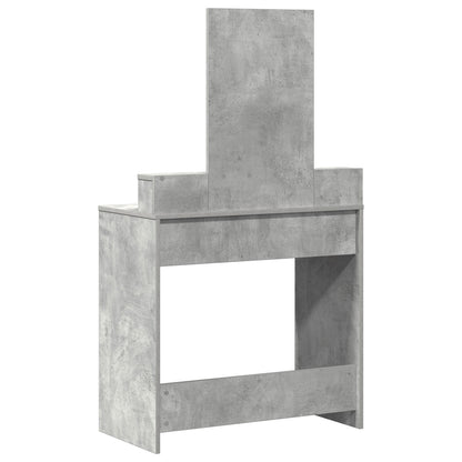 Kaptafel Met Lades 79 x 41 x 140 cm Beton grijs