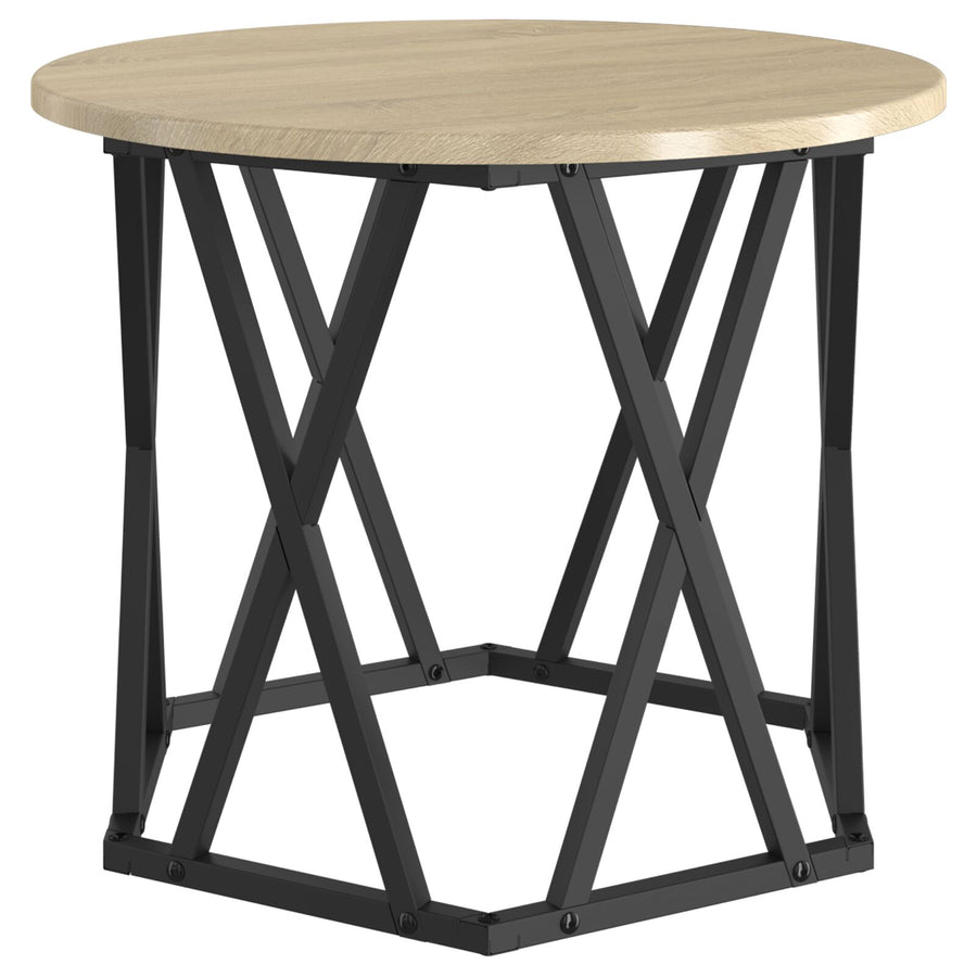 Nesting Bijzettafels 2 Stuks Engineered Hout Sonoma eiken