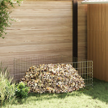 Tuincomposter Gegalvaniseerd Staal Vierkant 100 x 100 x 50 cm