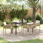 Tuinset poly rattan 4-persoons beige
