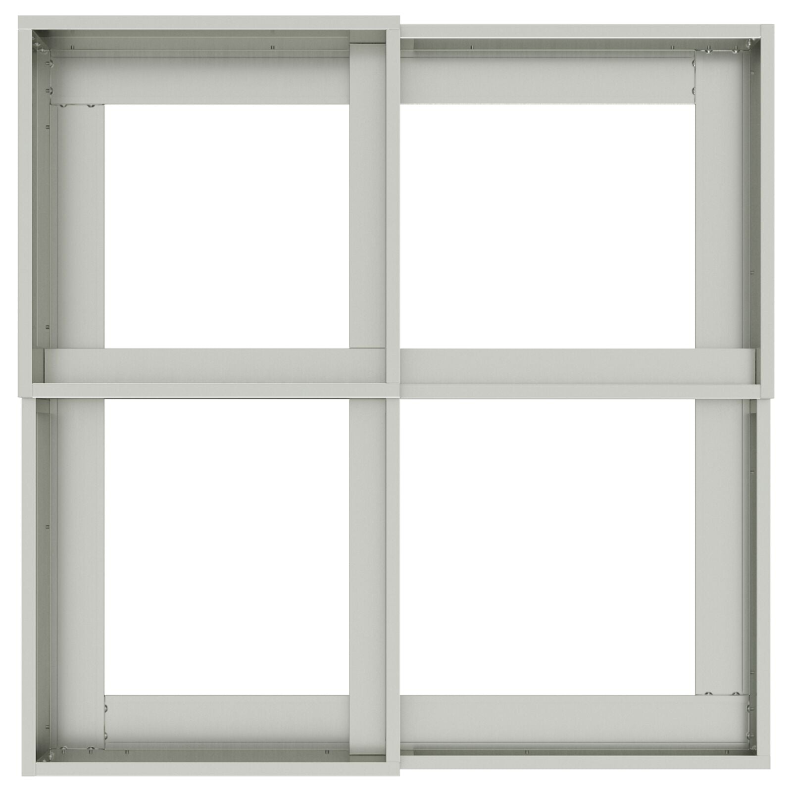 Tuinplantbak Gegalvaniseerd Staal Verzinkt staal 80 x 80 x 60 cm