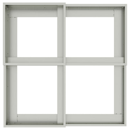 Tuinplantbak Gegalvaniseerd Staal Verzinkt staal 80 x 80 x 60 cm