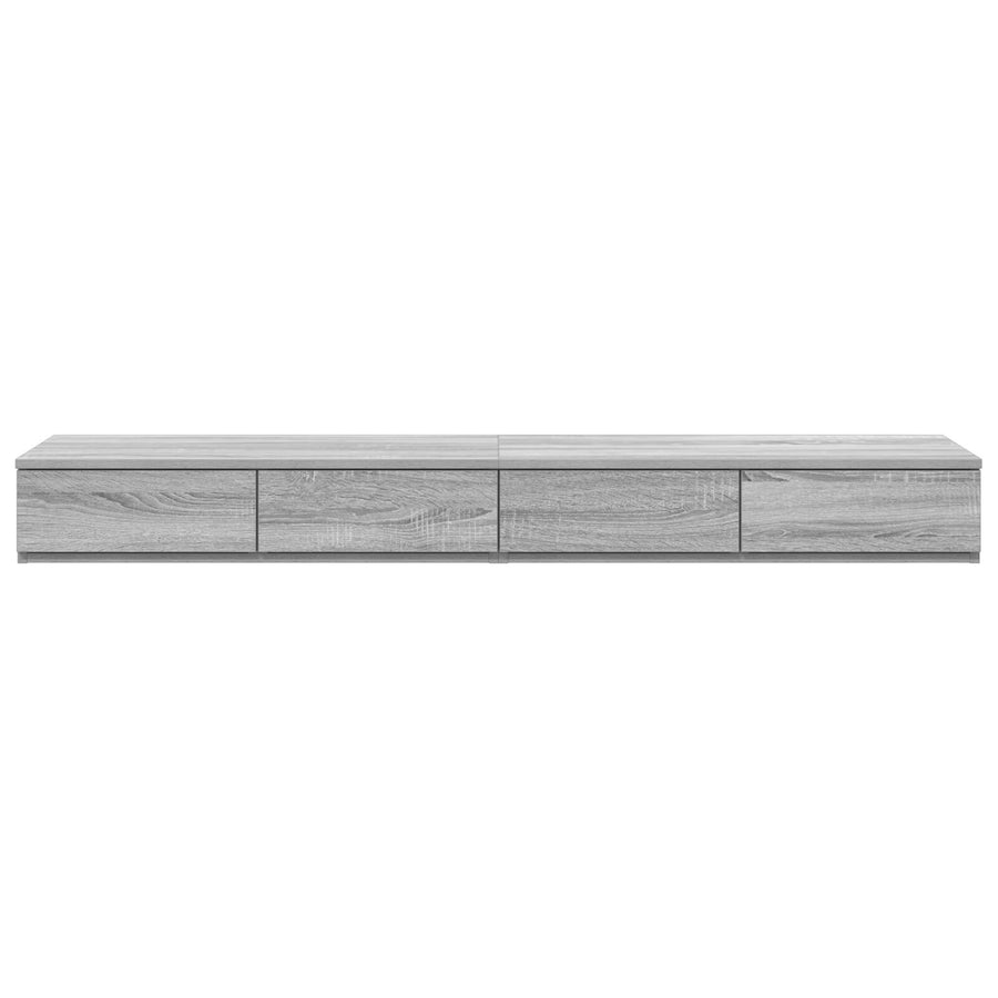 Nachtkastjes Gefabriceerd Hout Grijze sonoma 160 x 36.5 x 16.5 cm