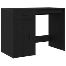 Bureau Zwart Eiken 100X49X75 Cm Geengineerd Hout