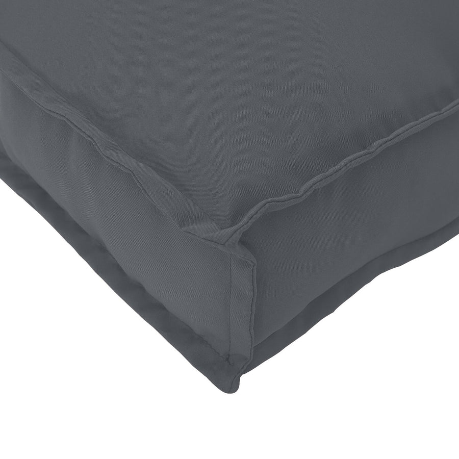 Palletkussen Voor Rugleuning 70X40X12 Cm Oxford Stof Anthraciet