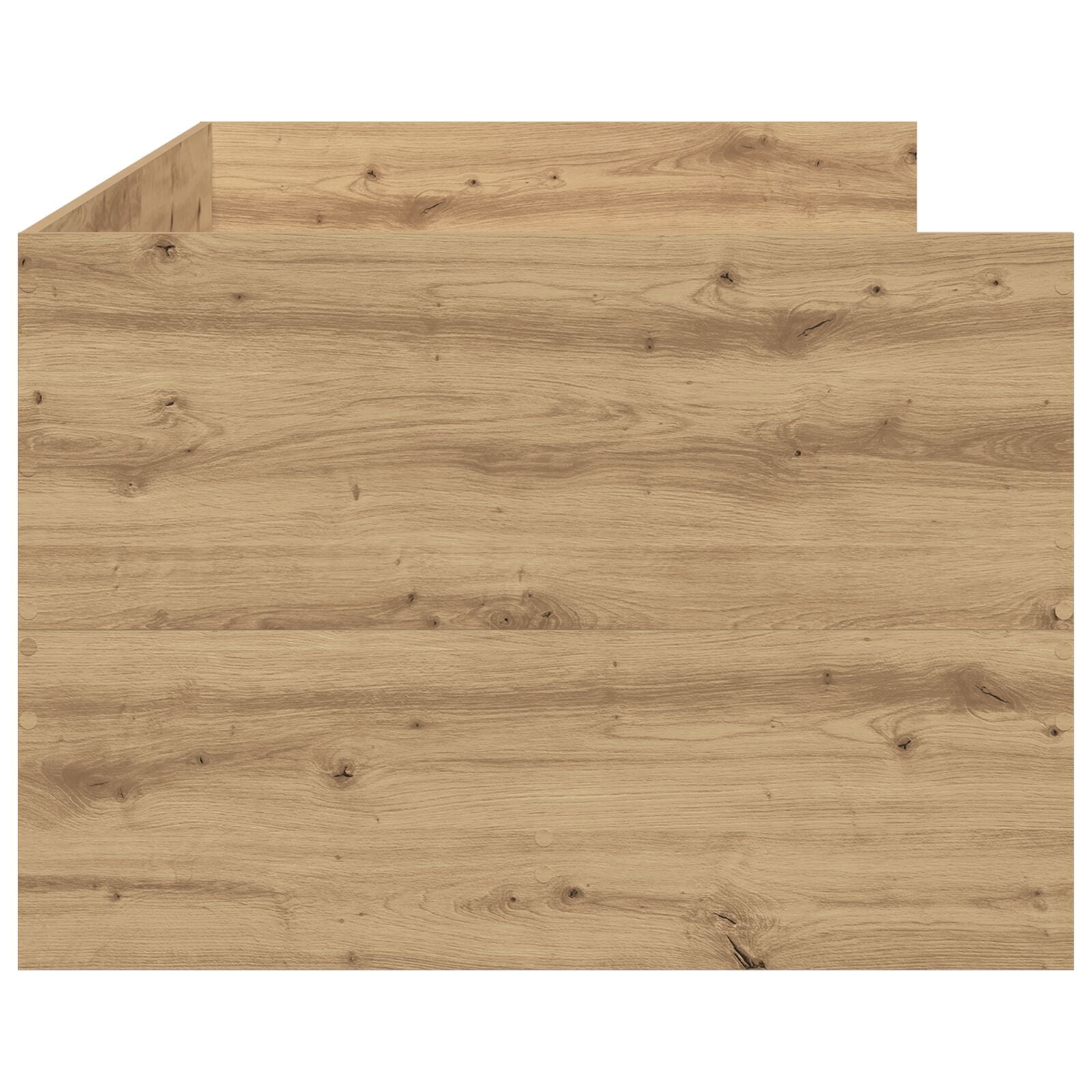 Logeerbed Artisan Eiken Bewerkt Hout 90 X 200 Cm Duurzaam