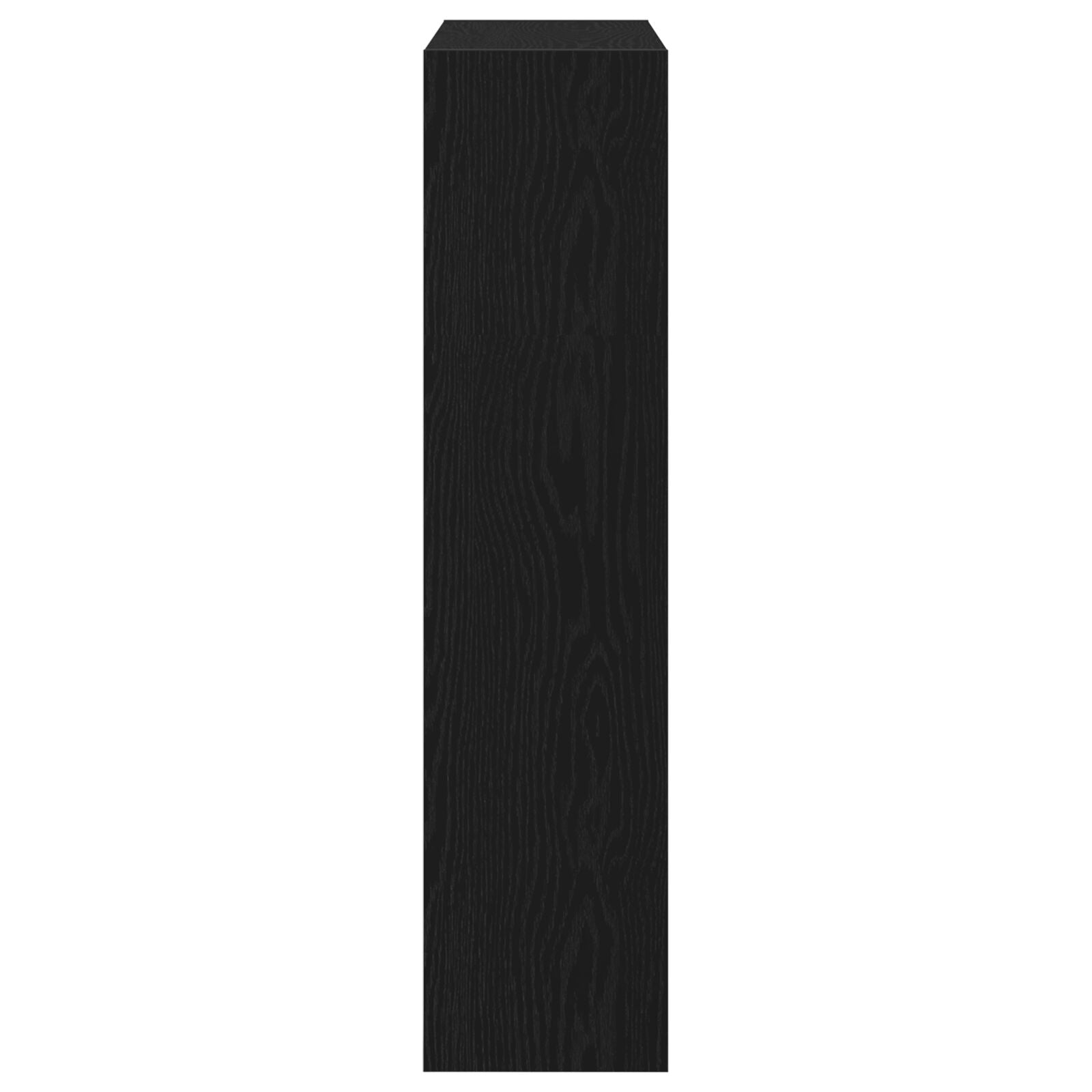 Schoenenkast Met Flip Lade Zwart Eiken 80X21X87,5 Cm