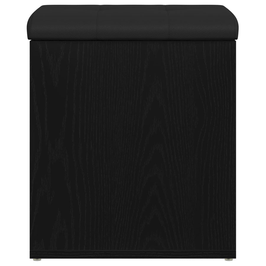 Opslagbank 40X40X45 Cm Geengineerd Hout Zwart eiken 42 x 42 x 45 cm