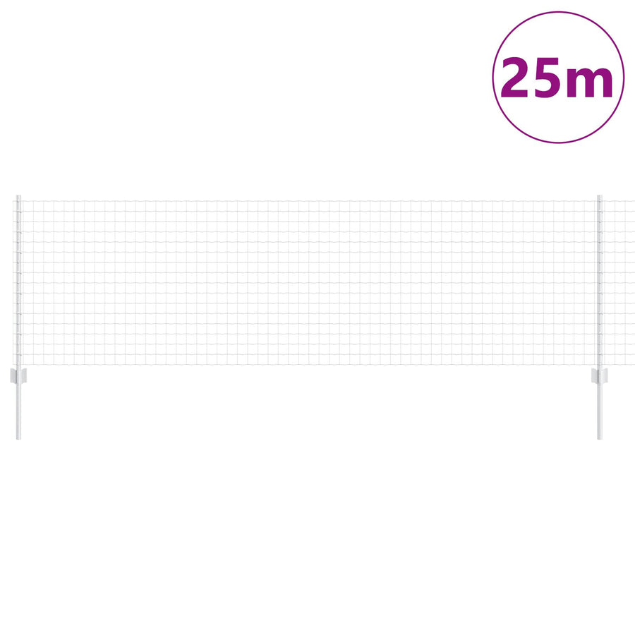 Euro Hek Set Set Van 2 Verzinkt Staal 25 X 0.8 Meters Duurzaam