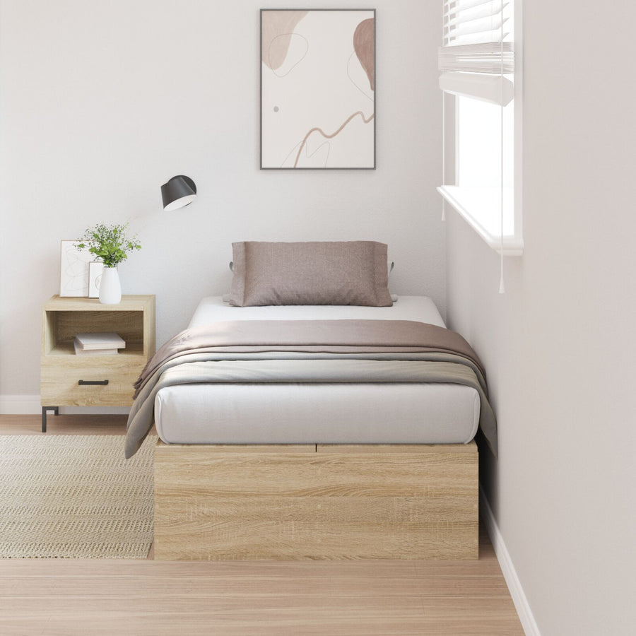 Opbergbedframe Sonoma Eik 100 x 200 cm
