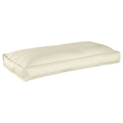 Cushion Cream 120 x 60 x 12 cm Oxford Fabric