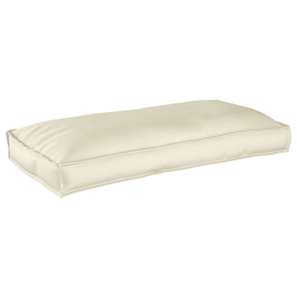 Pallet Kussen Voor Zit-/Lendenkussen Crème 120X60X12 Cm Oxford Stof