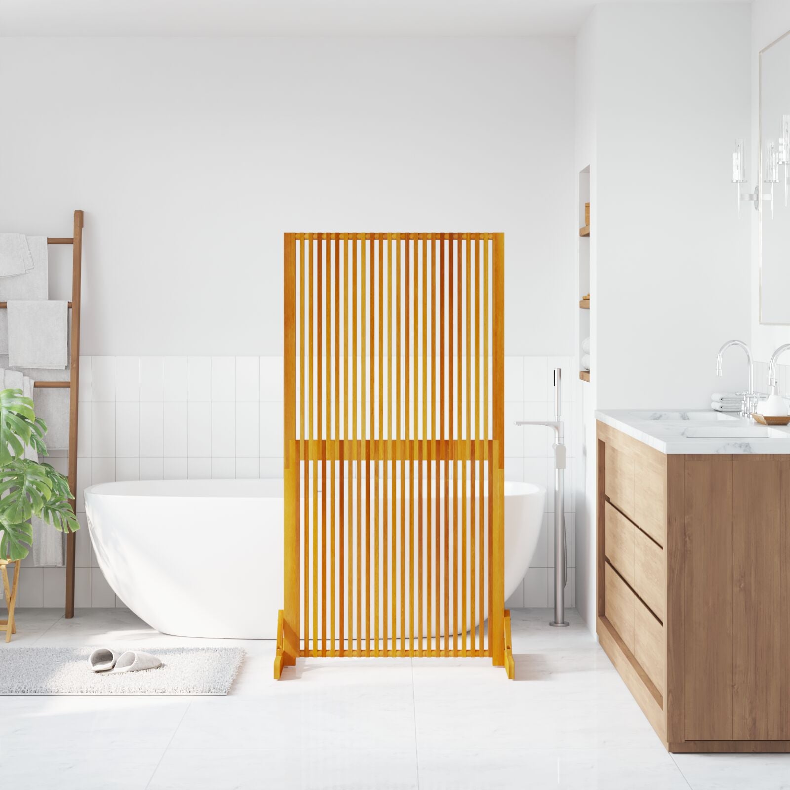 Privacy Scherm Binnen/Buiten Massief Acaciatoest 150 cm