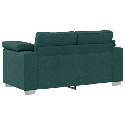 Loveseat Bank Stof Donkergroen 120 cm