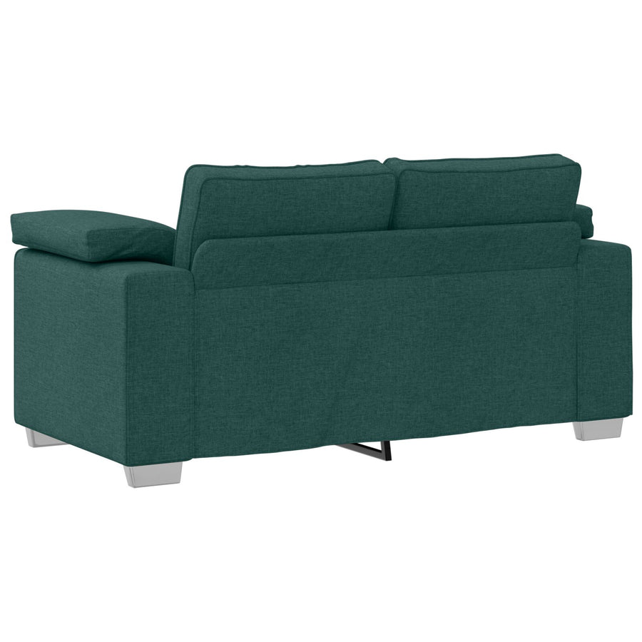 Loveseat Bank Stof Donkergroen 120 cm