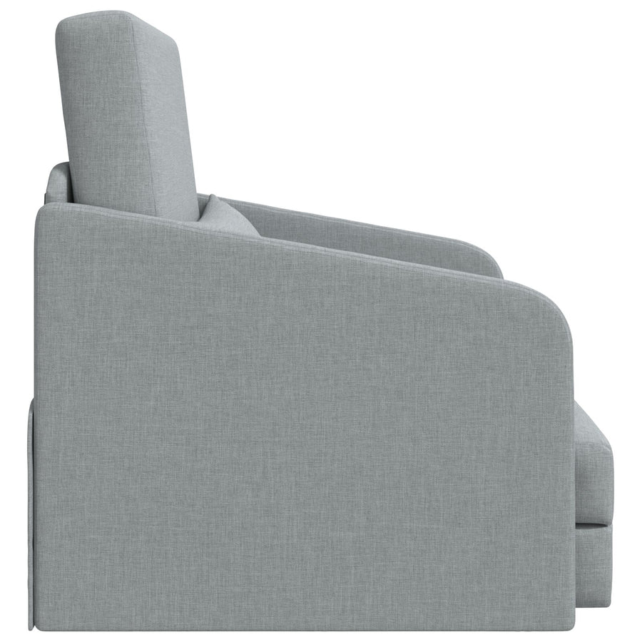 Vloer Sofa Bed 2-In-1 65X80X83 Cm Stof Licht grijs