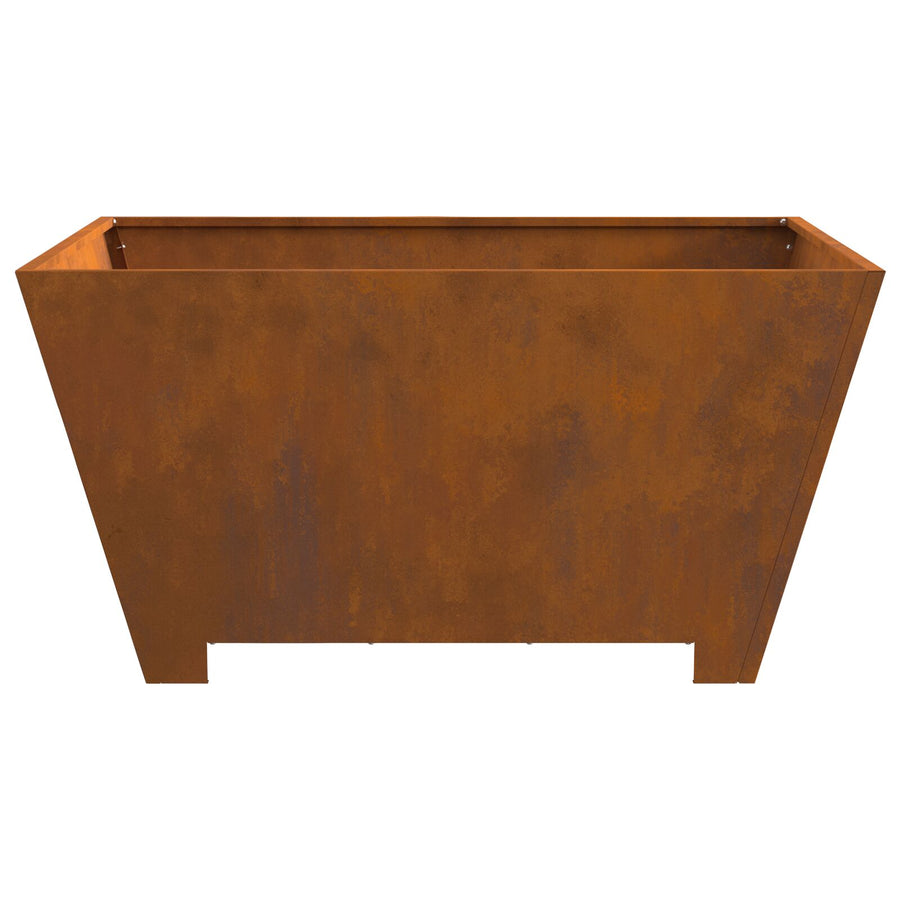 Vuurkorf Vierkant Weerbestendig Staal 80 x 80 x 40 cm Verwerend staal/Bruin